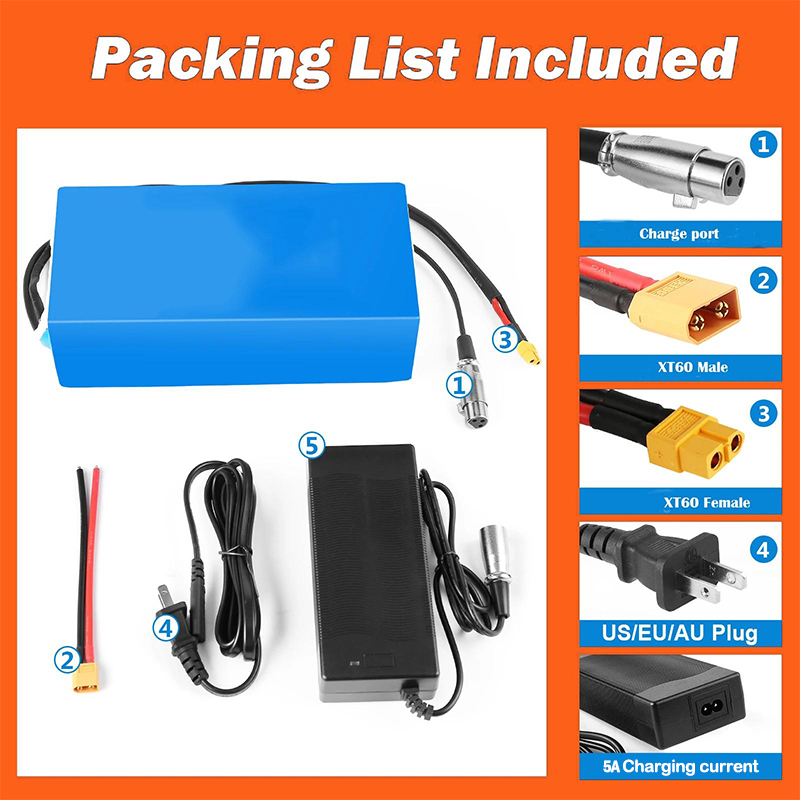 Electric Bicycle Battery 72V 30Ah - 48V 52V 전기 자전거 챔라이더 21700