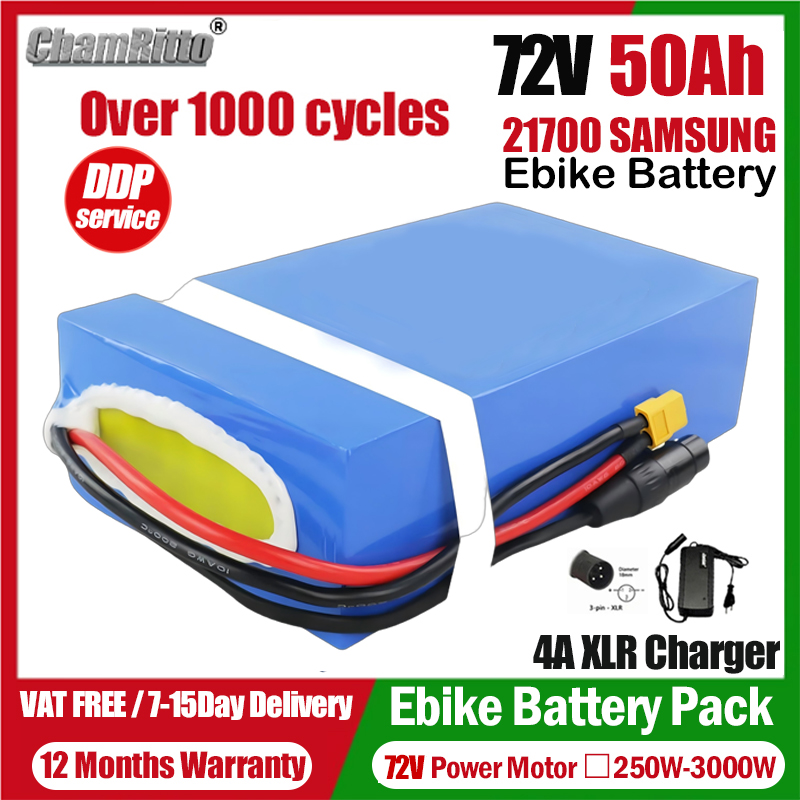 Electric Bicycle Battery 72V 30Ah - 전기 자전거 배터리 72V 20ah 30ah