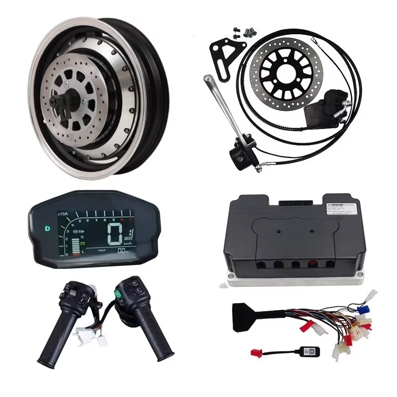 72V 5000W Hub Motor Kit - QSMOTOR 5000W 72V 14인치 전기 허브