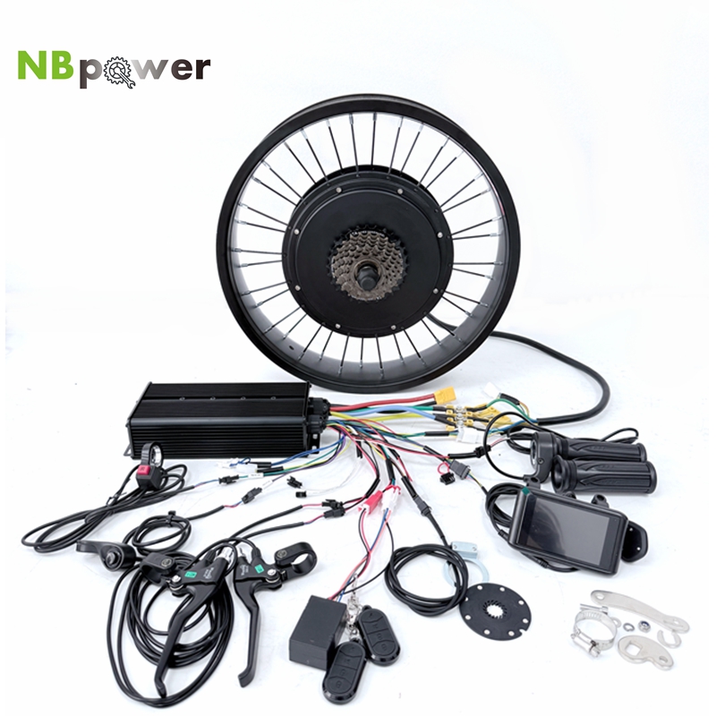72V 5000W Hub Motor Kit - NBpower 170/190mm 드롭아웃 48-72V 5000W BLDC