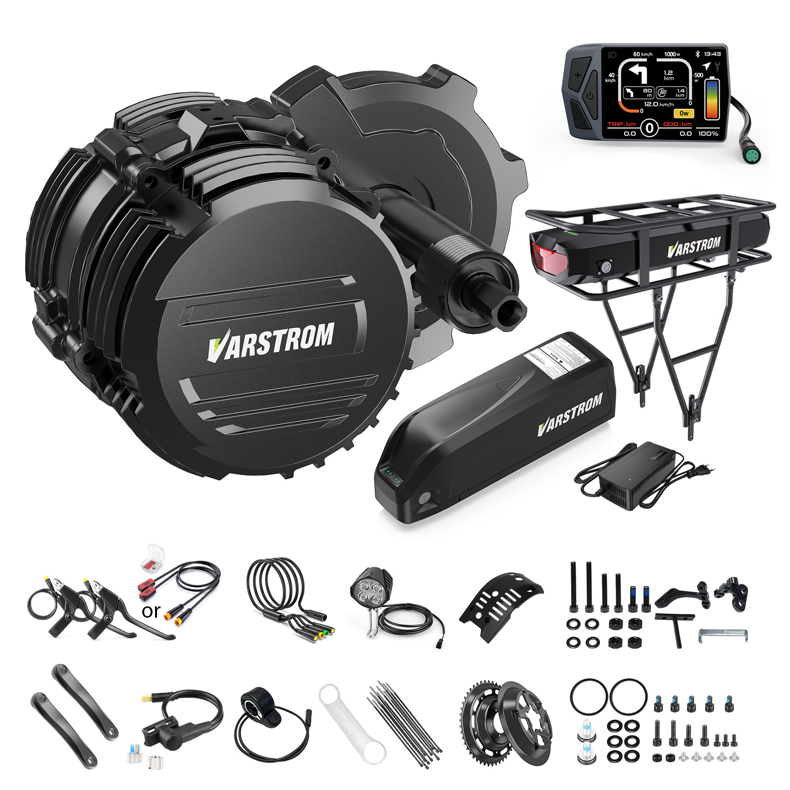 Tongsheng Tsdz2B Mid Drive Motor - [미국 재고] 바스트롬 48V500W 750W 미드