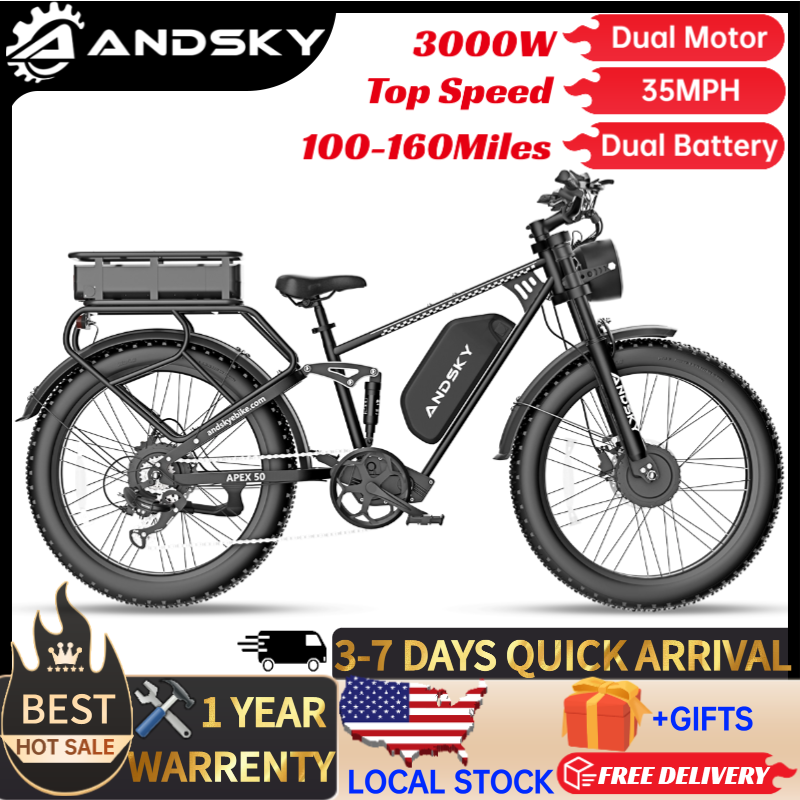 Mid Drive Motor Kit 52V 1000W - 앤드스카이 에이펙스50 AWD 전기 자전거 3000W