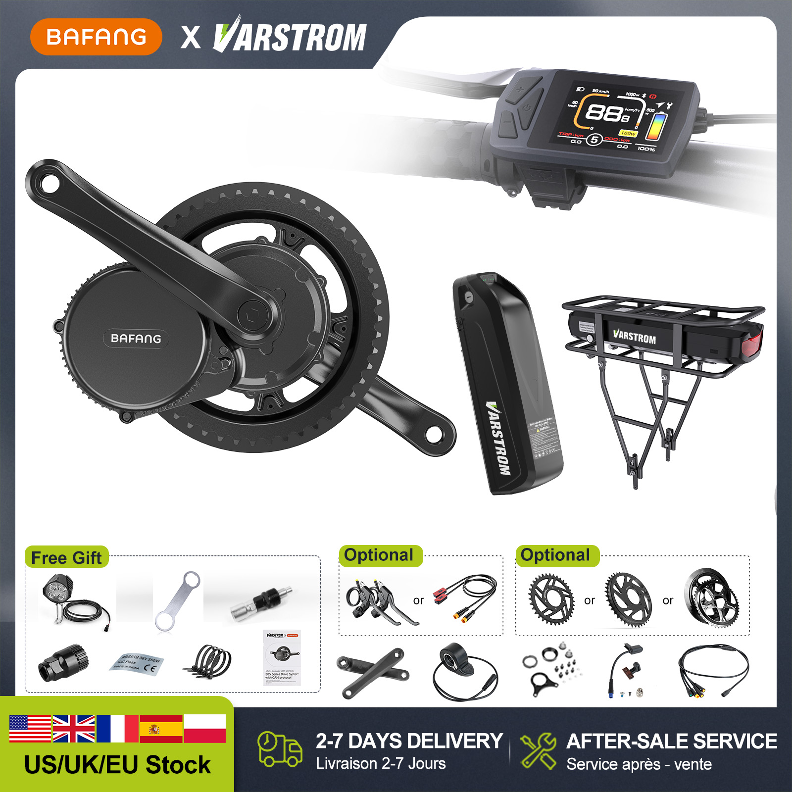 [미국 직배송] 바팡 48V 500W/750W/1000 - Bafang Bbshd 1000W Conversion Kit 리뷰 및 가격