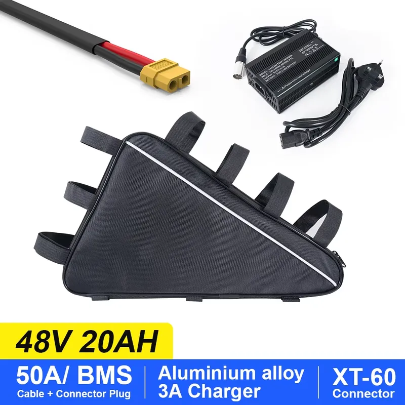 2026 미국 삼각형 리튬 전기 자전거 배터리 48V  - Ebike Battery 52V 20Ah Triangle Pack 리뷰 및 가격