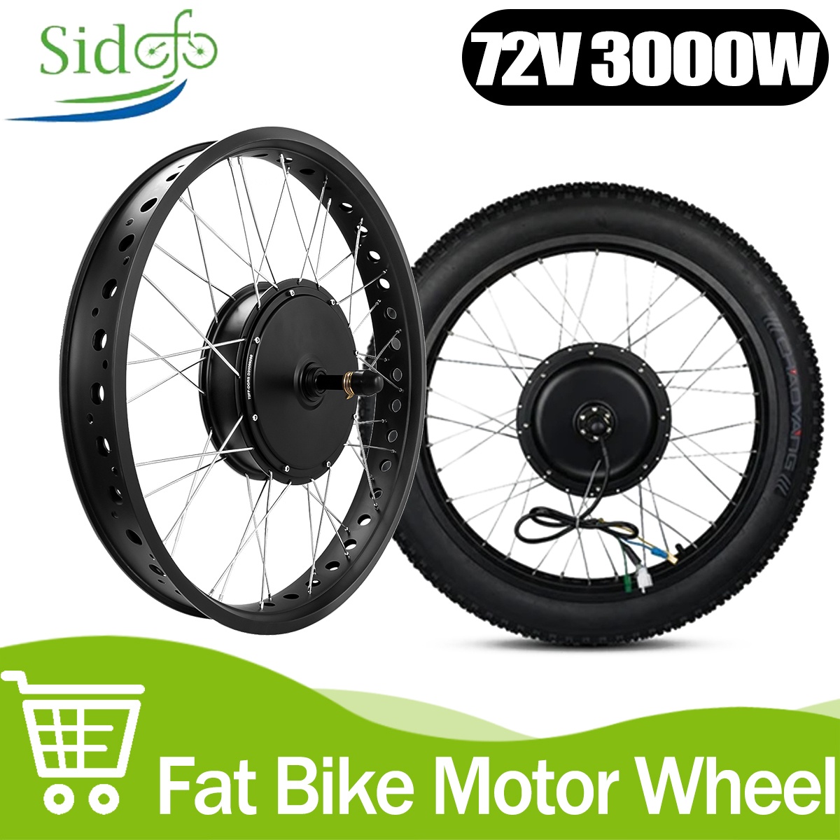 72V 3000W 브러시리스 기어리스 허브 모터 전기  - 72V 5000W Hub Motor Kit 리뷰 및 가격