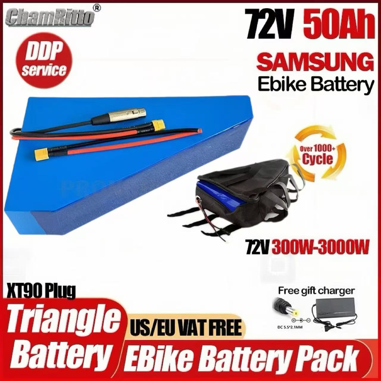72V 3000W 전기 자전거 챔 라이더 40Ah 30 - Electric Bicycle Battery 72V 30Ah 리뷰 및 가격
