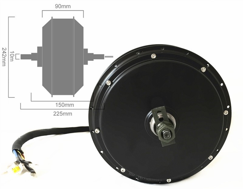 NBpower QS205 50H V3 72v 5000W - 72V 5000W Hub Motor Kit 리뷰 및 가격