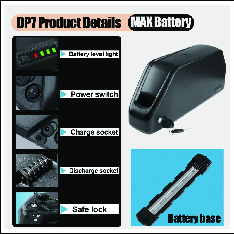 폴리 전기 자전거 배터리 다운튜브 하일롱 DP7 48V - Electric Bicycle Battery 72V 30Ah 리뷰 및 가격