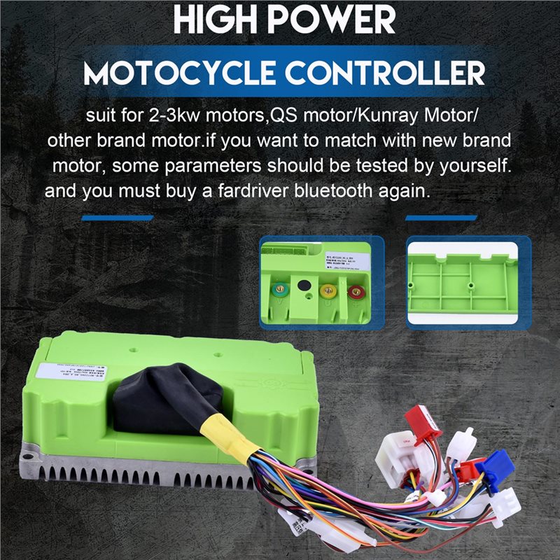 Fardriver 48V-72V 80A 3KW 사인파  - Sine Wave Controller 48V 72V 80A 리뷰 및 가격