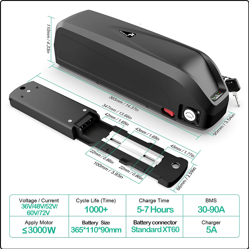72V 전기 자전거 배터리 3000W 60Ah 전기 자 - Ebike Conversion Kit 72V 3000W 리뷰 및 가격