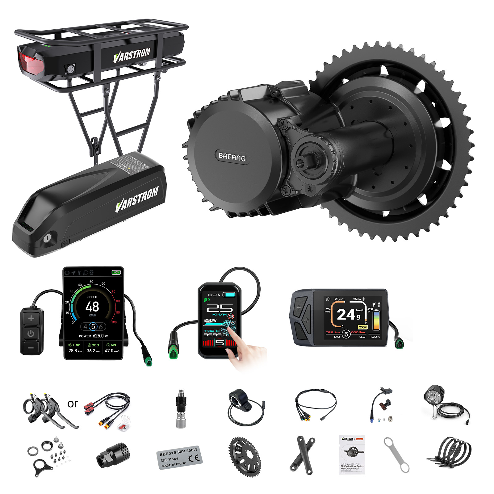 [미국 배송] 바팡 모터 750W 48V 미드 드라이브 - Mid Drive Motor Kit 52V 1000W 리뷰 및 가격
