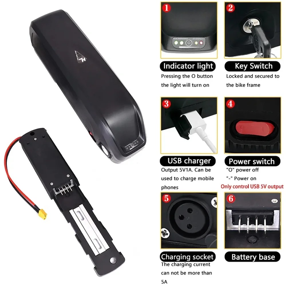 하이롱 36V 48V 52V용 새 제품, 바팡 BBS0 - Ebike Battery 48V 20Ah Hailong 리뷰 및 가격
