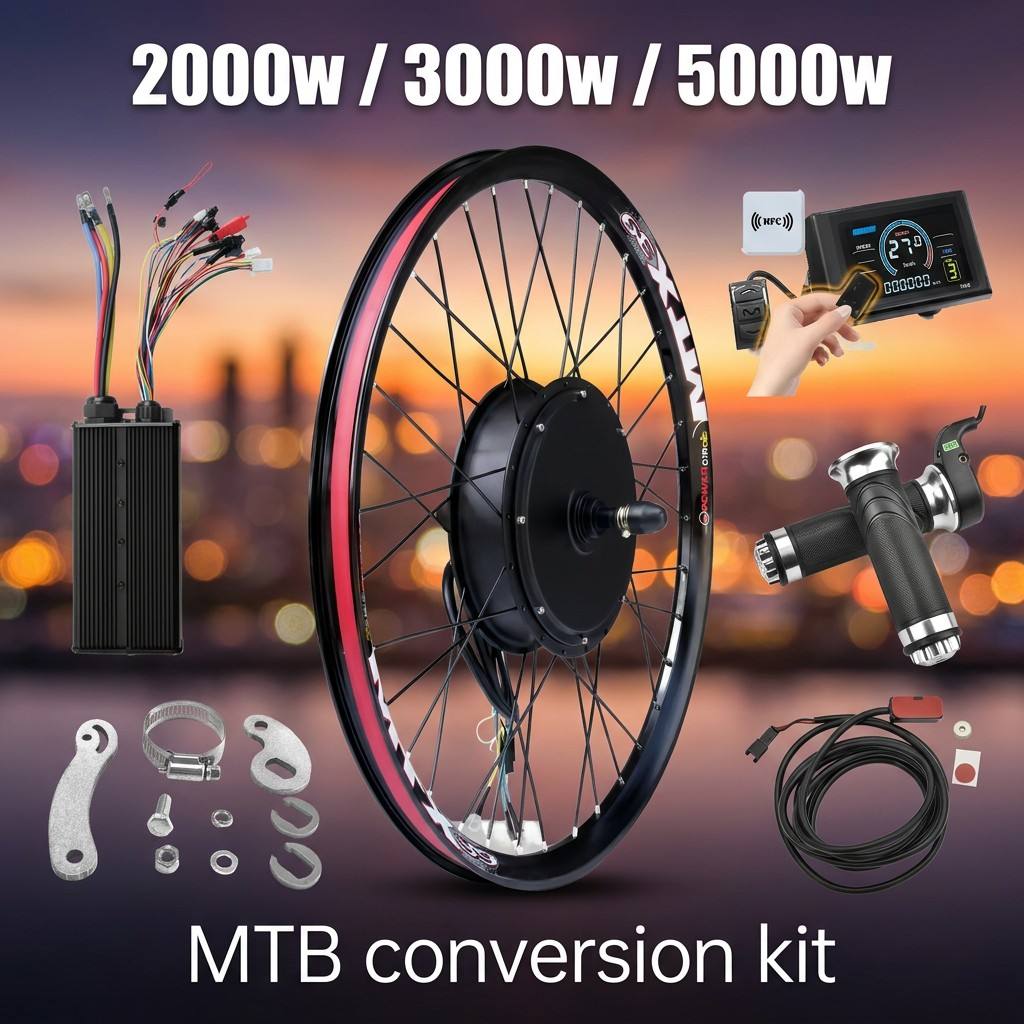 72V 5000W 전기자전거 키트 (S966 NFC 디 - 72V 5000W Hub Motor Kit 리뷰 및 가격