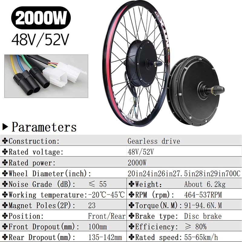 72V 5000W 전기자전거 키트 (S966 NFC 디 - 72V 5000W Hub Motor Kit 리뷰 및 가격