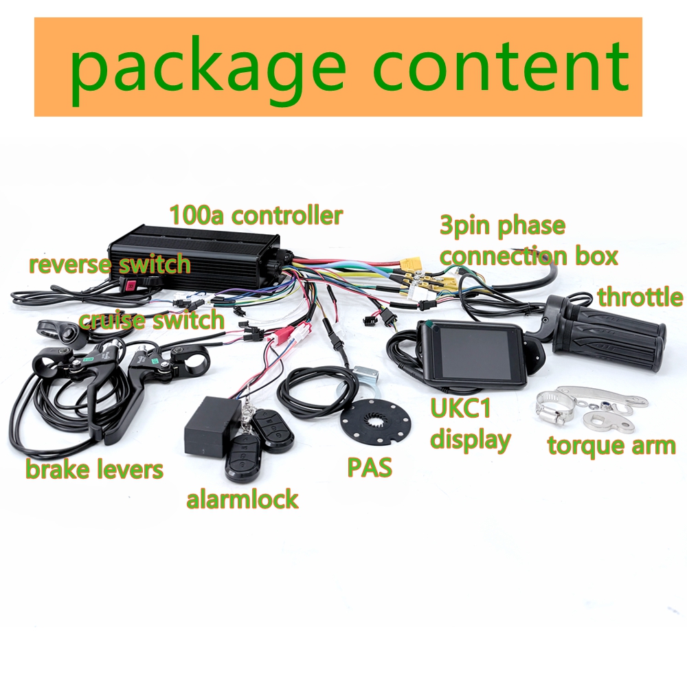 NBpower 170/190mm 드롭아웃 48-72V  - 72V 5000W Hub Motor Kit 리뷰 및 가격