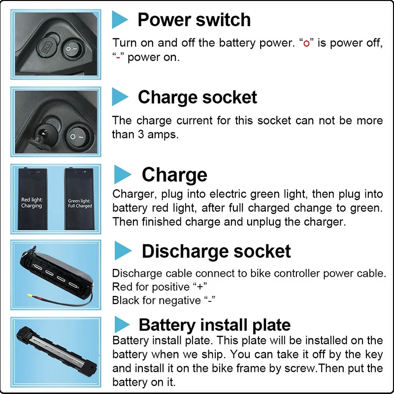 챔 36 60 52v 48v 72v 45ah 60ah  - Ebike Battery 48V 20Ah Hailong 리뷰 및 가격