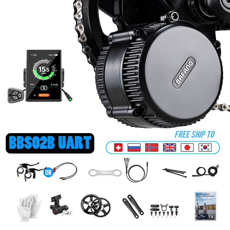 Bafang M325 M215 중반 드라이브 모터 변환 - Bafang Bbs02B 48V 750W Mid Drive Kit 리뷰 및 가격