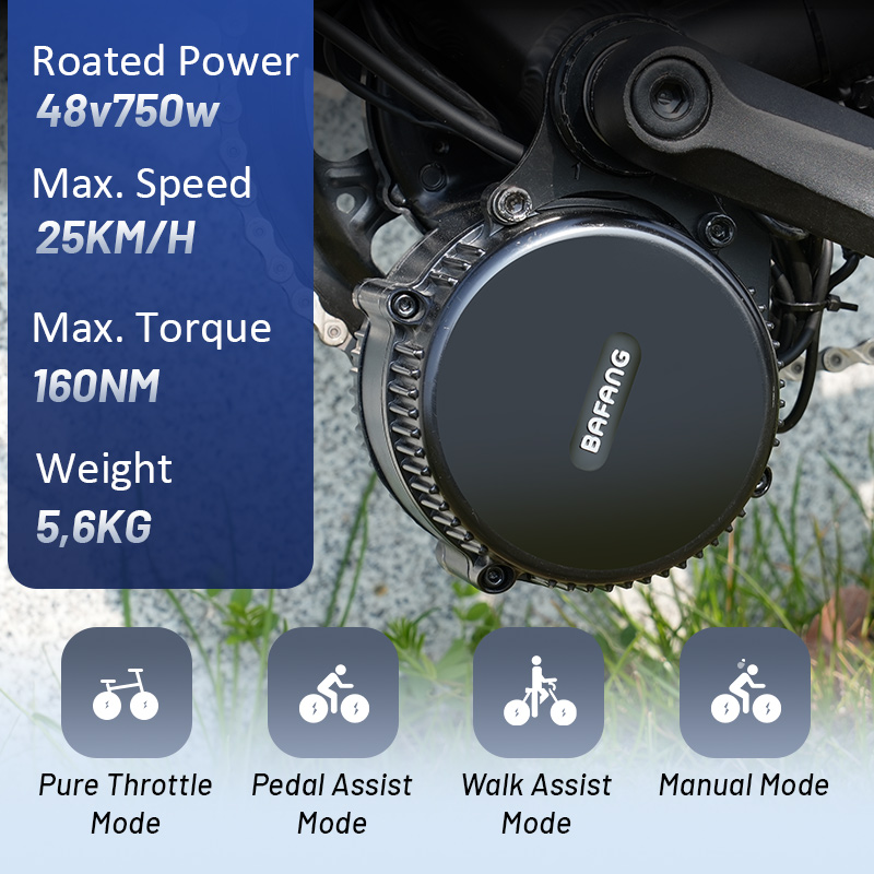 Bafang M325 M215 중반 드라이브 모터 변환 - Bafang Bbs02B 48V 750W Mid Drive Kit 리뷰 및 가격