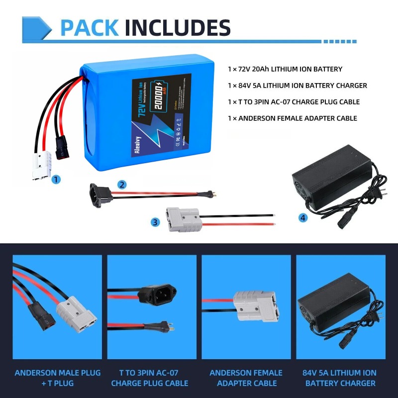 72V 배터리 20S4P 20AH 20S6P 30AH  - Electric Bicycle Battery 72V 30Ah 리뷰 및 가격